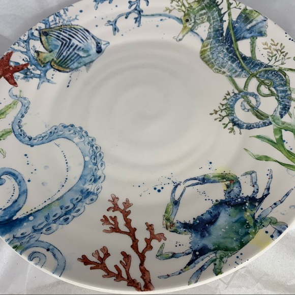 4-Pier One Sea Life 10 3/4” Plate - Picture 5 of 9